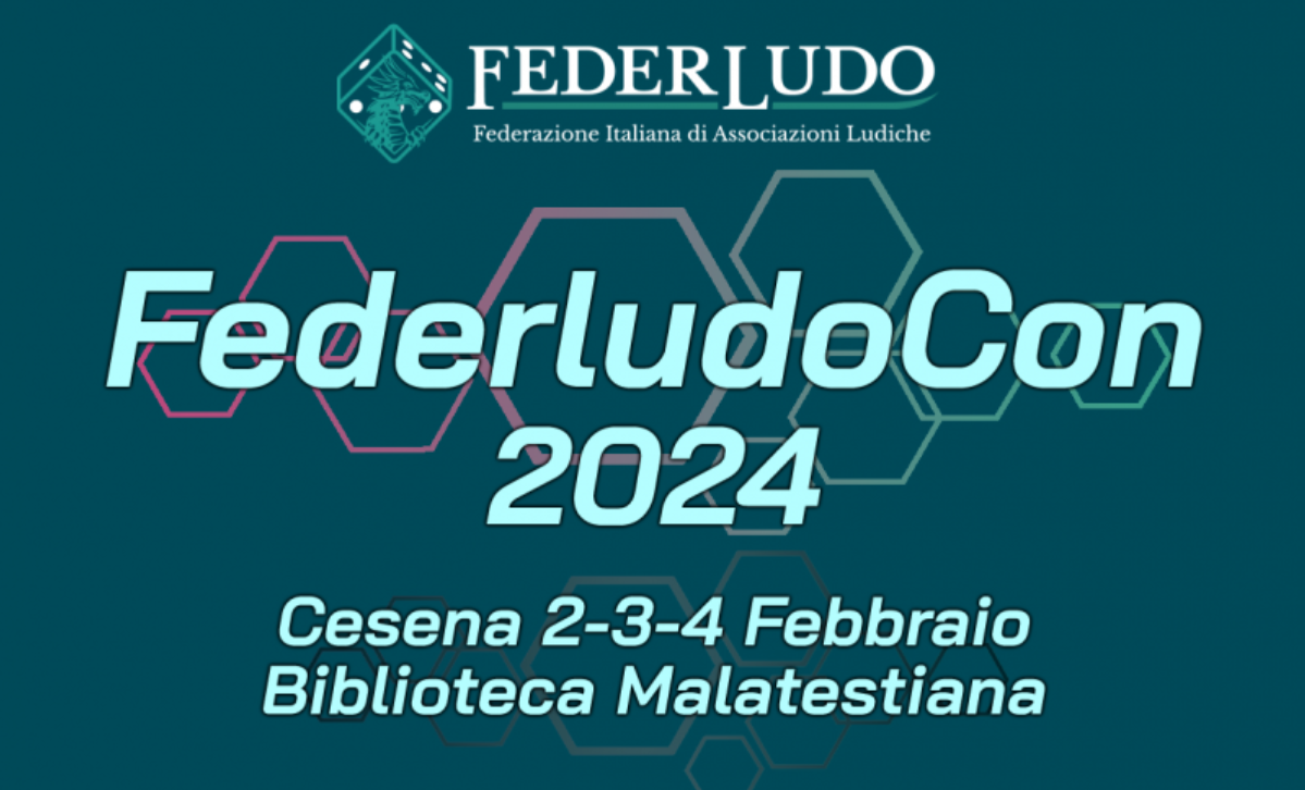 La Biblioteca Malatestiana di Cesena incornicia FederludoCon, la convention nazionale di Federludo, durante un fine settimana di gioco organizzato dalle associazioni del territorio Area Games e GRVItalia.