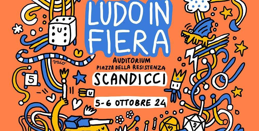 LUDO IN FIERA una due giorni dedicata al gioco da tavolo per tutte le età con decine di postazioni per giocare liberamente.